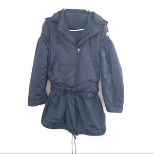 Moncler Navy Reversible Parka Puffer Jacket